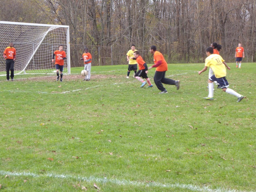 Children Playing Soccer